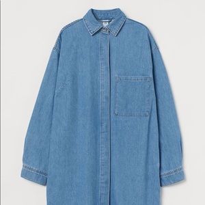H&M oversized denim dress